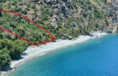 #02111, Beachfront Peloponnese plot of land for sale.
