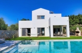 #05173, Crete modern villa with private pool and mountain view.