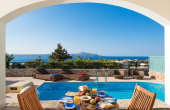 #05180, Crete seaview villa with private pool.